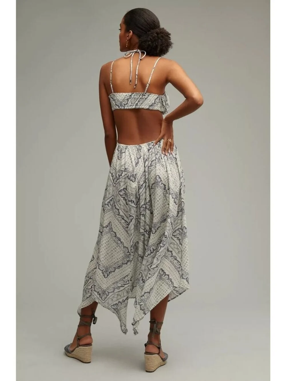 Anthropologie Boho Matching Set - Maxi Skirt & Bandeau Top | NWT Large